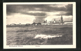 AK Nordseebad Büsum, Seeseite Mit Dem Leuchtturm - Büsum