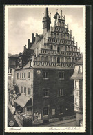 AK Pössneck, Rathaus Mit Giebelseite - Poessneck