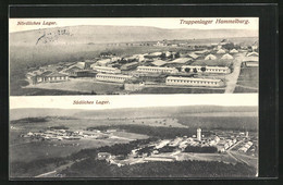 AK Hammelburg, Das Truppenlager, Blick Auf Das Nördliche Und Südliche Lager - Hammelburg