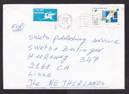 Israel: 2x Airmail Cover To Netherlands, 1991, 2 Stamps, Hapoel Games, Sports, Table Tennis, Soccer (minor Damage) - Lettres & Documents
