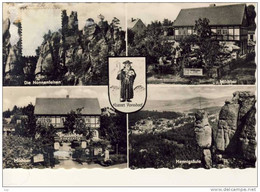 JONSDORF, Kurort, Zittauer Gebirge. Mehrfachansicht: Milchbar, Foto AK - Jonsdorf