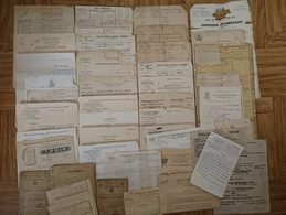 FAMILLE GIORDANO ORIGINAIRE DE VINADIO (ITALIE) - ETAT CIVIL, DOSSIER MILITAIRE, NATURALISATION - LOT DE 44 DOCUMENTS - Documents Historiques