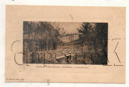 Sorel-Moussel (28) : Le Château De La Papeterie Pris De La Passerelle En Bois Du Parc En 1910 PF. - Sorel-Moussel