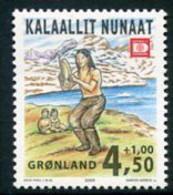 GREENLAND 2000 HAFNIA '01 Stamp Exhibition MNH / **.  Michel 358 - Unused Stamps