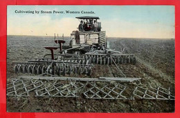 CANADA   CULTIVATING BY STEAM POWER    TRACTOR PLOUGHING - Autres & Non Classés