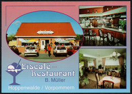 F1188 - TOP Hoppenwalde Eiscafe Restaurant Müller Innenansicht - Bild Und Heimat Reichenbach Qualitätskarte - Eggesin