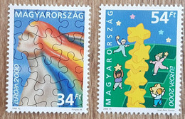 Hongrie - YT N°3721, 3722 - EUROPA - 2000 - Neuf - Unused Stamps