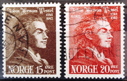NORVEGE                      N° 242/243                        OBLITERE - Gebruikt