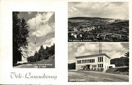 Luxemburg, DUDELANGE, Tele-Luxembourg Station D'émission (1957) RPPC Postcard - Dudelange