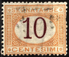 Italy 1890 Mi P6 Number Within An Oval - Portomarken