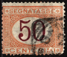 Italy 1890 Mi P9 Number Within An Oval - Taxe