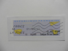 Vignettes D'affranchissement > 2000 Type « Avions En Papier » Lettre Prioritaire - 2000 Type « Avions En Papier »