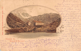 Hospice Du Grand St Bernard - Litho  écrite Le  1er Aout 1901 - VS Valais