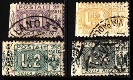 Italy 1914 Mi PK12-PK15 Right - Pacchi Postali - Postal Parcels