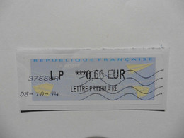 Vignettes D'affranchissement > 2000 Type « Avions En Papier » LP   Lettre Prioritaire - 2000 Type « Avions En Papier »