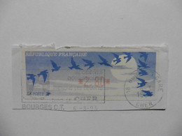 Vignettes D'affranchissement > 1990 Type « Oiseaux De Jubert » Bourges CT - 1990 « Oiseaux De Jubert »