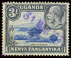 KENYA, UGANDA & TANGANIKA 1935-38 3 SH. (SG 120) USED OFFER! - Kenya, Uganda & Tanganyika