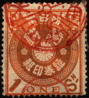 Japan 1888-1898 1 Sen Registration Tax Revenues (2) - Altri & Non Classificati