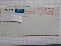 EMA SISU Oy Sisu-Auto Ab Helsinki - Helsinki 30/12/1987 Pour 78196 Trappes Cedex France - Cartas & Documentos