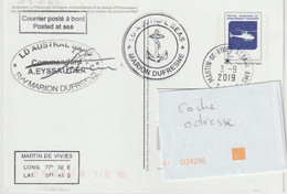 13765 PAP - MARION DUFRESNE à St Paul & Amsterdam - 2019 - Postal Stationery