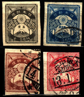 Japan 1923 Mi 161-164 Regular Series. Earthquake Emergency - Oblitérés