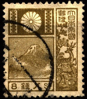 Japan 1937 Mi 244 Mt Fuji And Deer - Usati