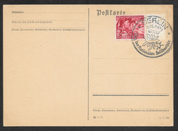 Germany Reich - 1938 Postcard - Sudetenland Charity Stamp With Berlin Pictorial Postmark - Covers & Documents