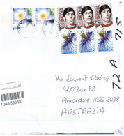 (PP 15) Poland Registered Cover Posted To Australia (posted During Europe's COVID-19 3rd Pandemic Wave) - Lettres & Documents