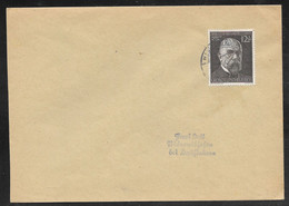 Germany Reich - 1944 Robert Koch Semi Postal Stamp On Cover - Markt Oberdorf Postmark - Storia Postale