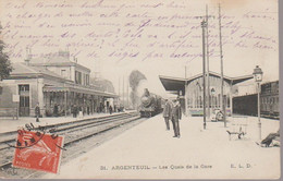 ARGENTEUIL - LES QUAIS DE LA GARE - Argenteuil