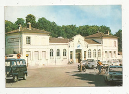 JC , G, Cp, Automobiles ,  CITROEN 2 CV ,  93 , SEVRAN , La Gare , Chemin De Fer , Voyagée - PKW