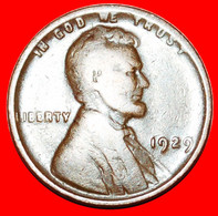 • WHEAT PENNY (1909-1958): USA ★ 1 CENT 1929! LINCOLN (1809-1865)! LOW START ★ NO RESERVE! - 1909-1958: Lincoln, Wheat Ears Reverse