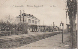 FRANCONVILLE   - PLESSIS BOUCHARD -  LA GARE - Franconville