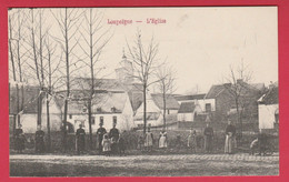 Loupoigne - L'Eglise ... Belle Animation ... Groupe De Personnes +  Enfants ( Voir Verso  ) - Genappe