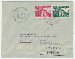 Viêt-Nam // Vietnam //  Lettre FDC  16/2/1959 - Viêt-Nam