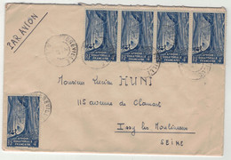 France Ex-colonies // A.E.F. // Lettre Par Avion  De Libreville Pour Issy Les Moulineaux (France) - Lettres & Documents