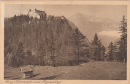 4620) WERFEN - Burg Hohenwerfen Und Hagengebirge - Kleine Hütte Im Vordergrund ALT ! 1925 - Werfen