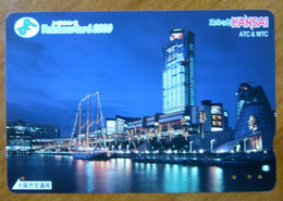 GIAPPONE Ticket Biglietto Città Barche - Kansai Railway Rainbow  Card 2.000 ¥ - Usato - World