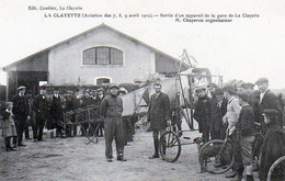 0017 LA CLAYETTE - Sortie D'un Appareil De La Gare De La Clayette - Mr Chaperon Organisateur - Meetings