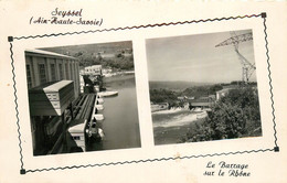 CPSM Seyssel-Le Barrage Sur Le Rhône-Multivues    L581 - Seyssel