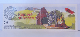 KINDER SURPRISE 2000 Deutch :       BPZ N° 614831 - Istruzioni