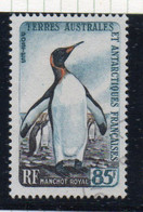 37CRT646 - TAAF ANTARTICO FRANCESE 1960 , 85 Fr N. 22  Usato (crt) - Gebraucht