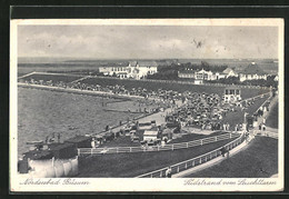 AK Büsum, Südstrand Vom Leuchtturm Aus Gesehen - Buesum