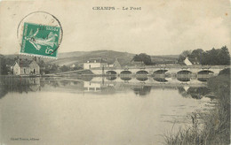 CPA FRANCE 89 "Champs, Pont" - Champs Sur Yonne