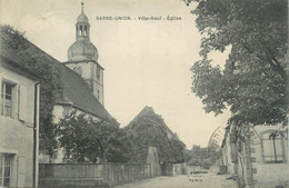 CPA FRANCE 67 "Sarre-Union, Ville-neuf, Eglise" - Sarre-Union