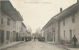 CPA France 73 " Albens, La Grande Rue" - Albens