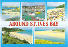 SCENES FROM AROUND ST. IVES, CORNWALL, ENGLAND. UNUSED POSTCARD Fq9 - St.Ives