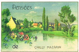 91 PENSEES  DE  CHILLY  MAZARIN  CPM  TBE  VR1167 - Chilly Mazarin