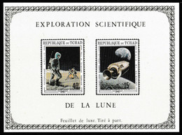 1971 Ciad Tchad "Apollo11" Konrad - Bean Proof De Luxe Spazio Space Espace MNH** Ab47 - Afrique