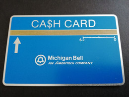 UNITED STATES USA AMERIKA  $2,- MICHIGAN BELL  CA$H CARD   L&G CARD 707A   MINT **5515** - [1] Holographic Cards (Landis & Gyr)